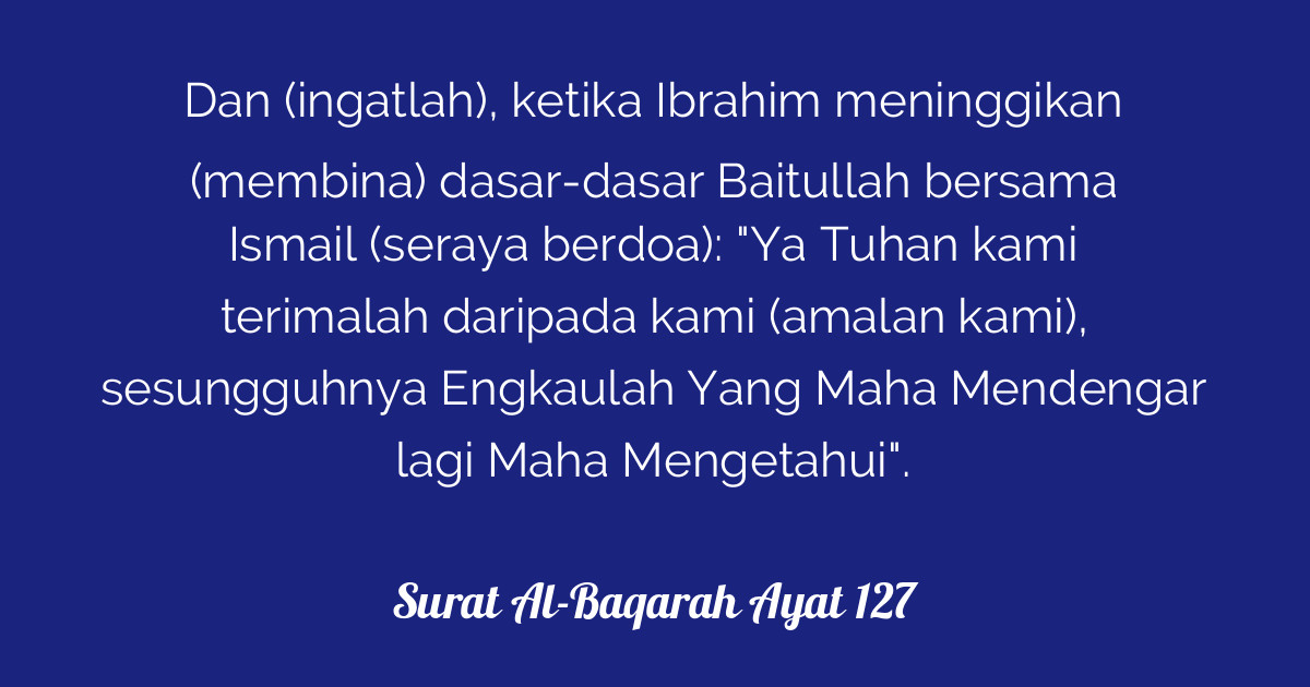 Surat Al-Baqarah Ayat 127  Tafsirq.com