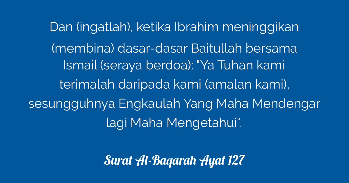 Surat Al-Baqarah Ayat 127  Tafsirq.com