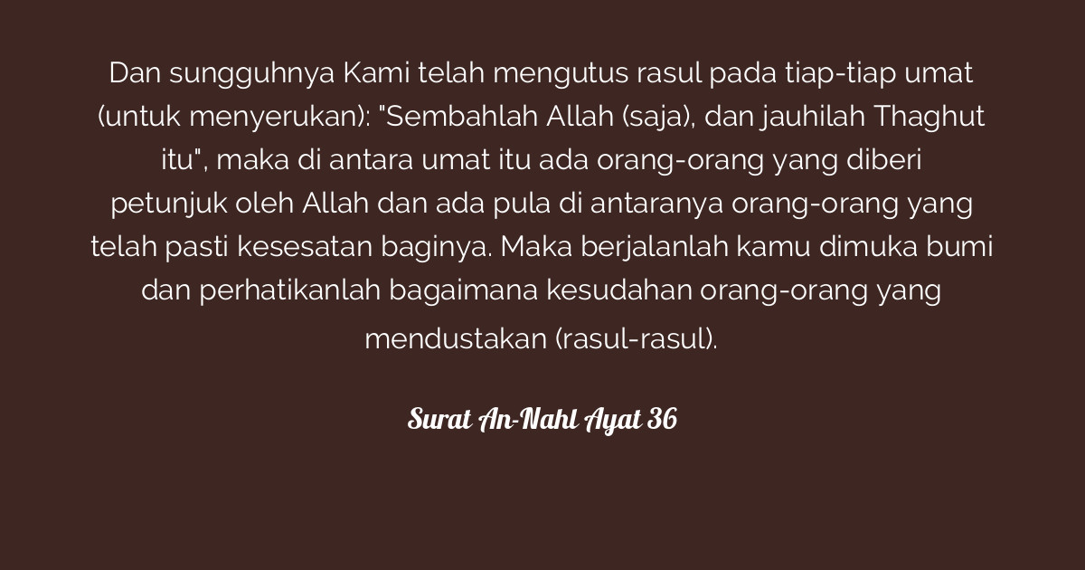 Surat An-Nahl Ayat 36  Tafsirq.com