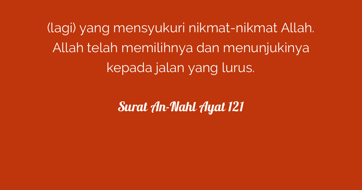 Surat An-Nahl Ayat 121  Tafsirq.com