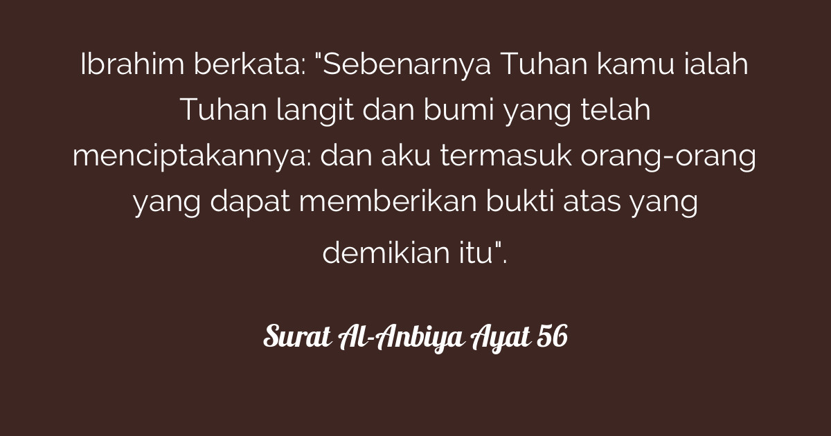 Surat Al-Anbiya Ayat 56  Tafsirq.com