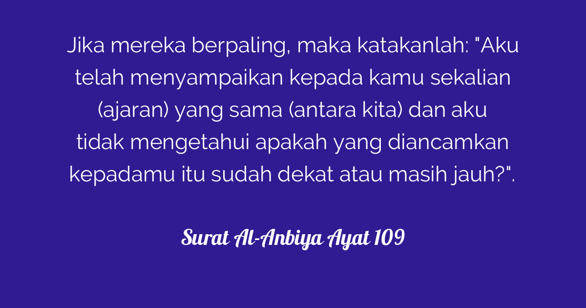 Surat Al Kahfi Ayat 109 A K Binfo