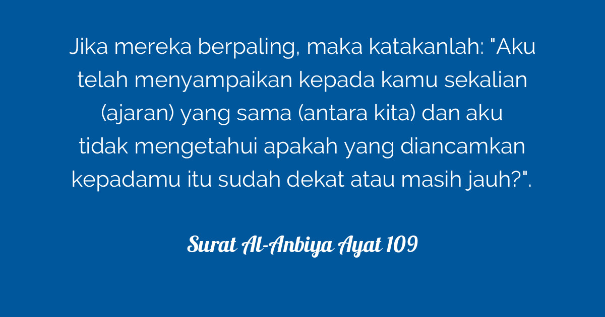 Surat Al Kahfi Ayat 109 A K Binfo