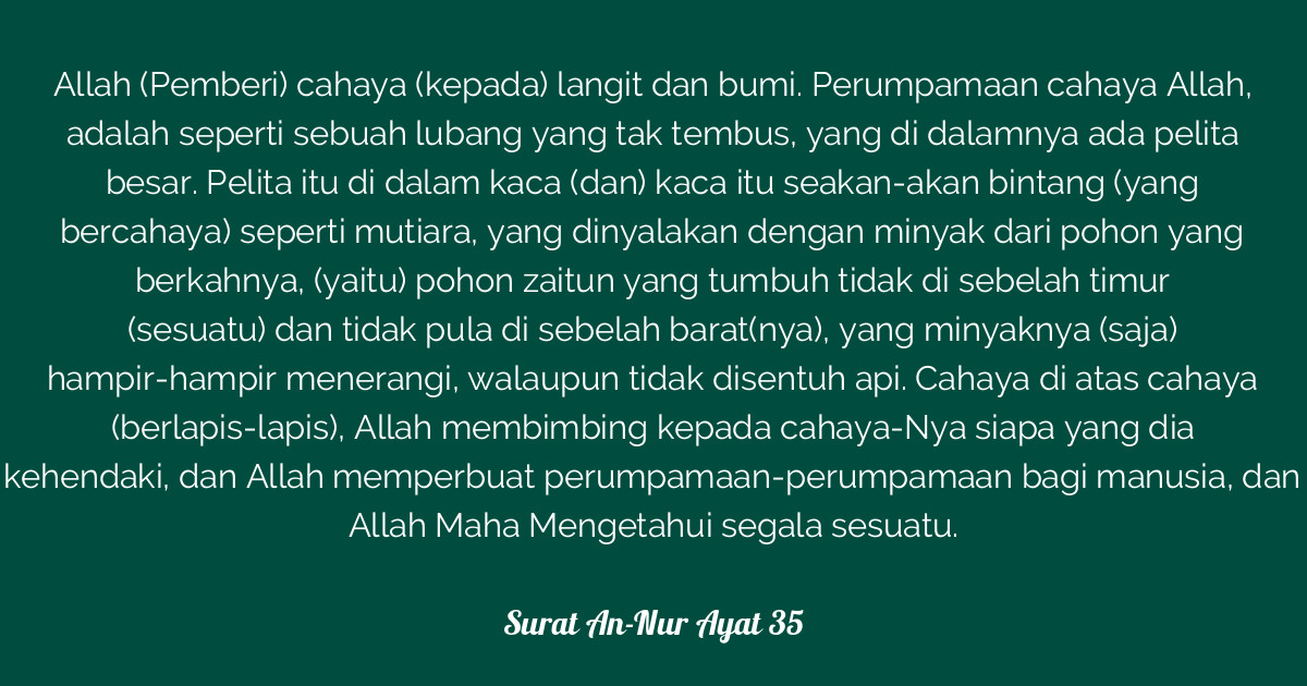 Surat An-Nur Ayat 35 | Tafsirq.com