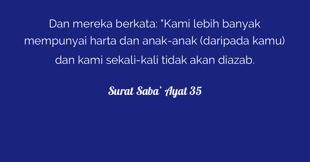 Surat Saba’ Ayat 35 | Tafsirq.com
