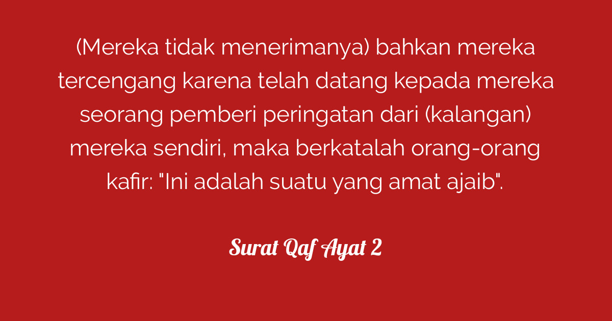 Surat Qaf Ayat 2  Tafsirq.com