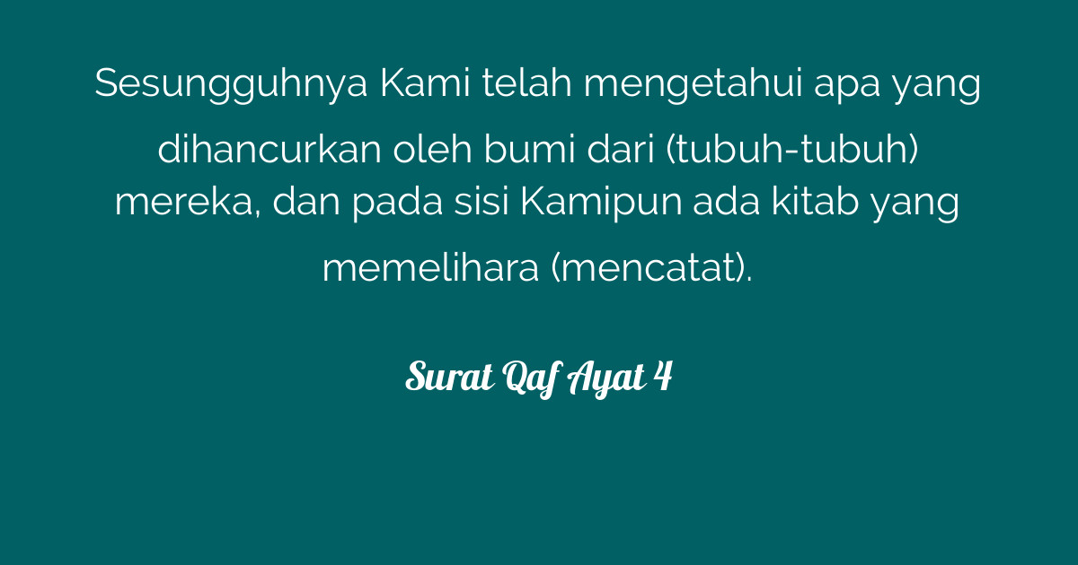 Surat Qaf Ayat 4 Tafsirqcom