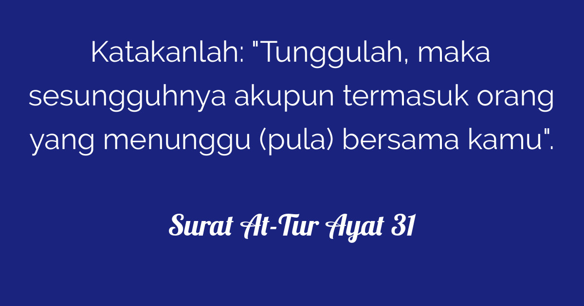 Surat At-Tur Ayat 31  Tafsirq.com