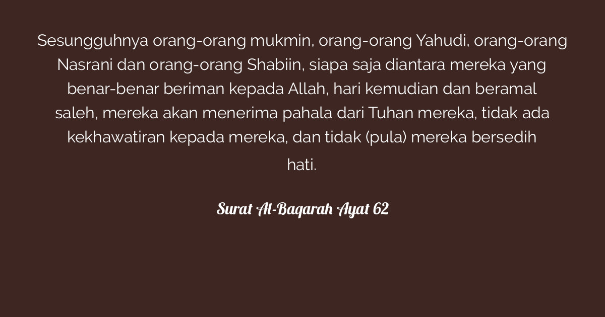 Surat Al-Baqarah Ayat 62  Tafsirq.com